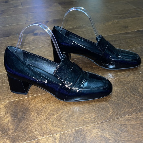 Aquatalia “Tamry” patent heeled loafer - Picture 4 of 7
